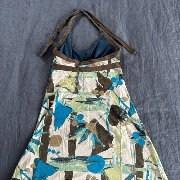 Patagonia Iliana Halter Dress, fun abstract pattern - Picture 2 of 5